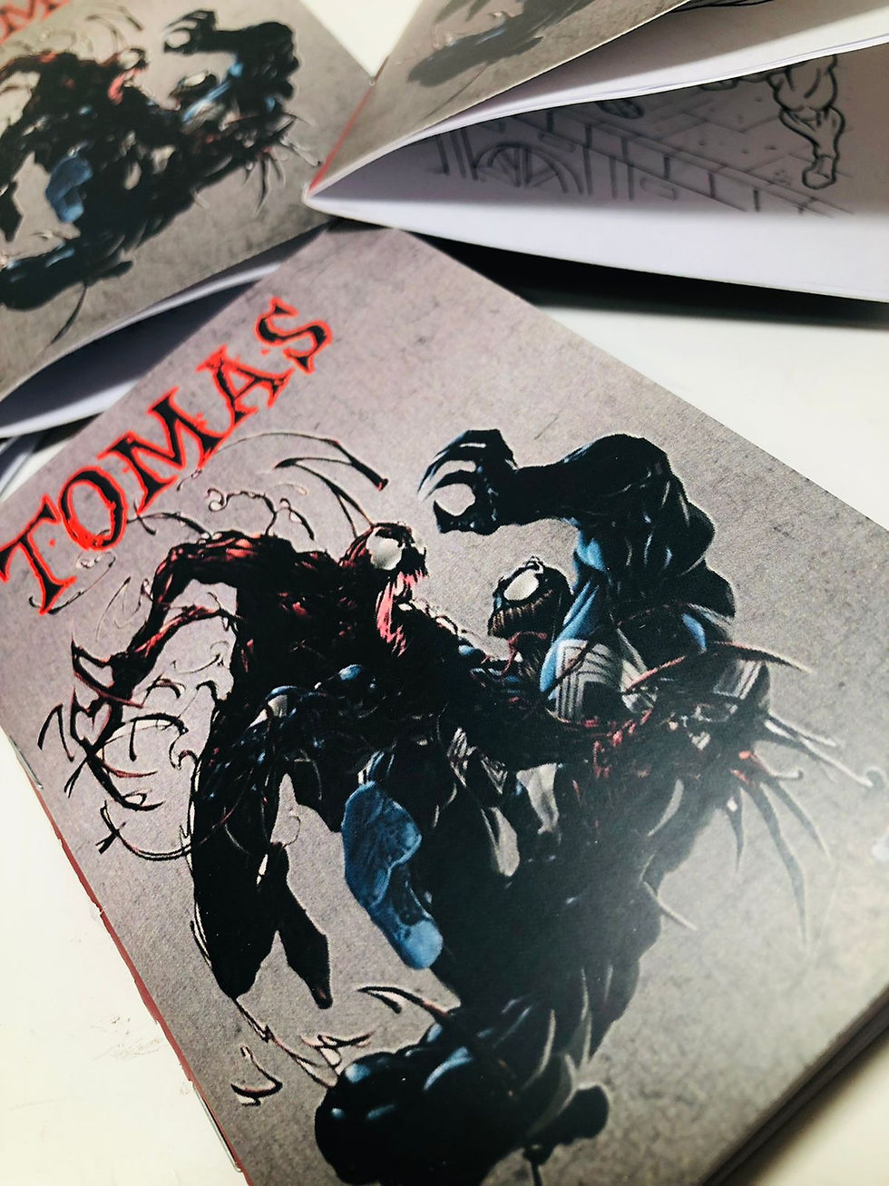 Libritos para colorear Venom y Carnage x10