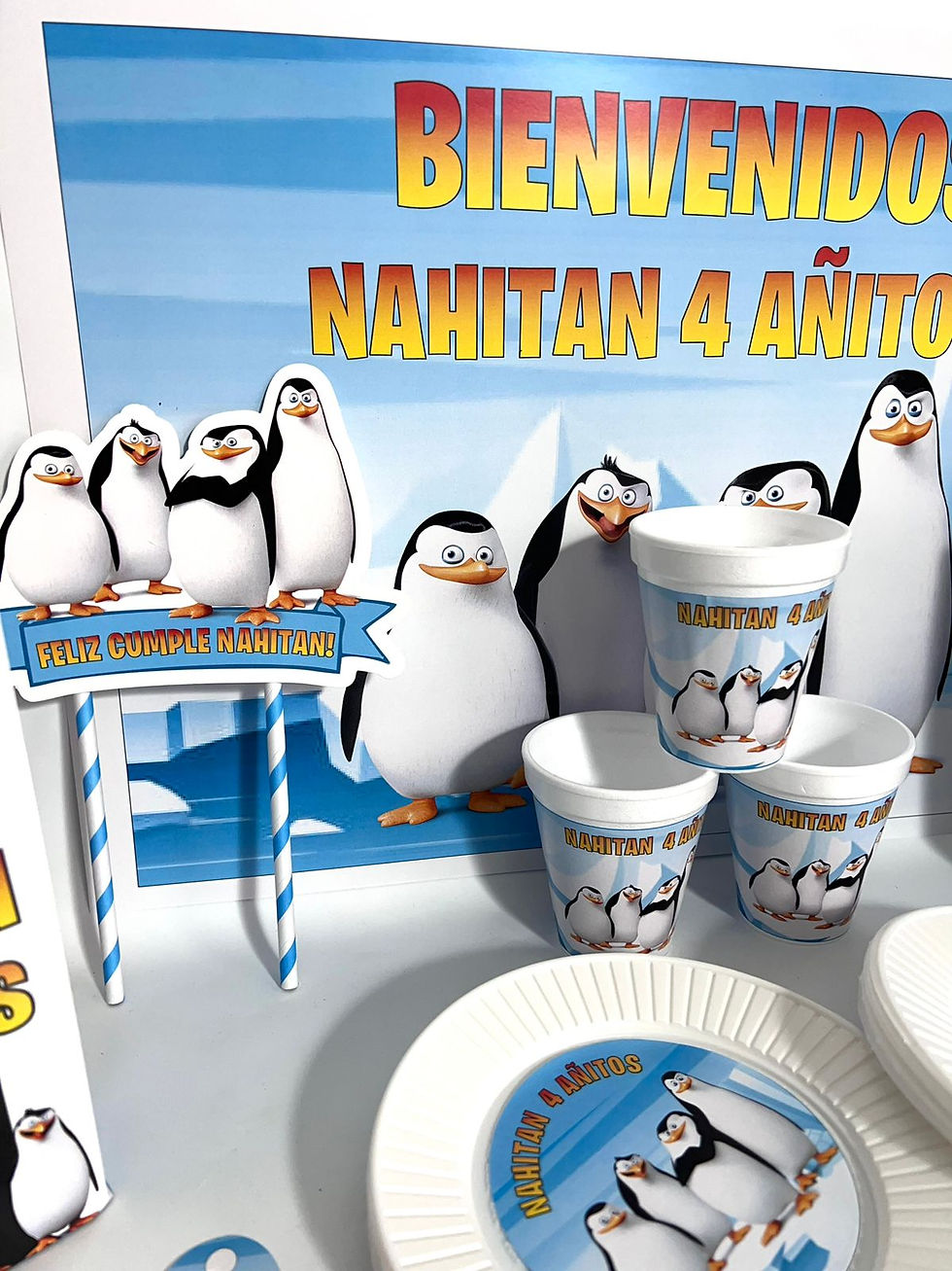 Miniatura: Cotillón Infantil Personalizado Pingüinos de Madagascar x15