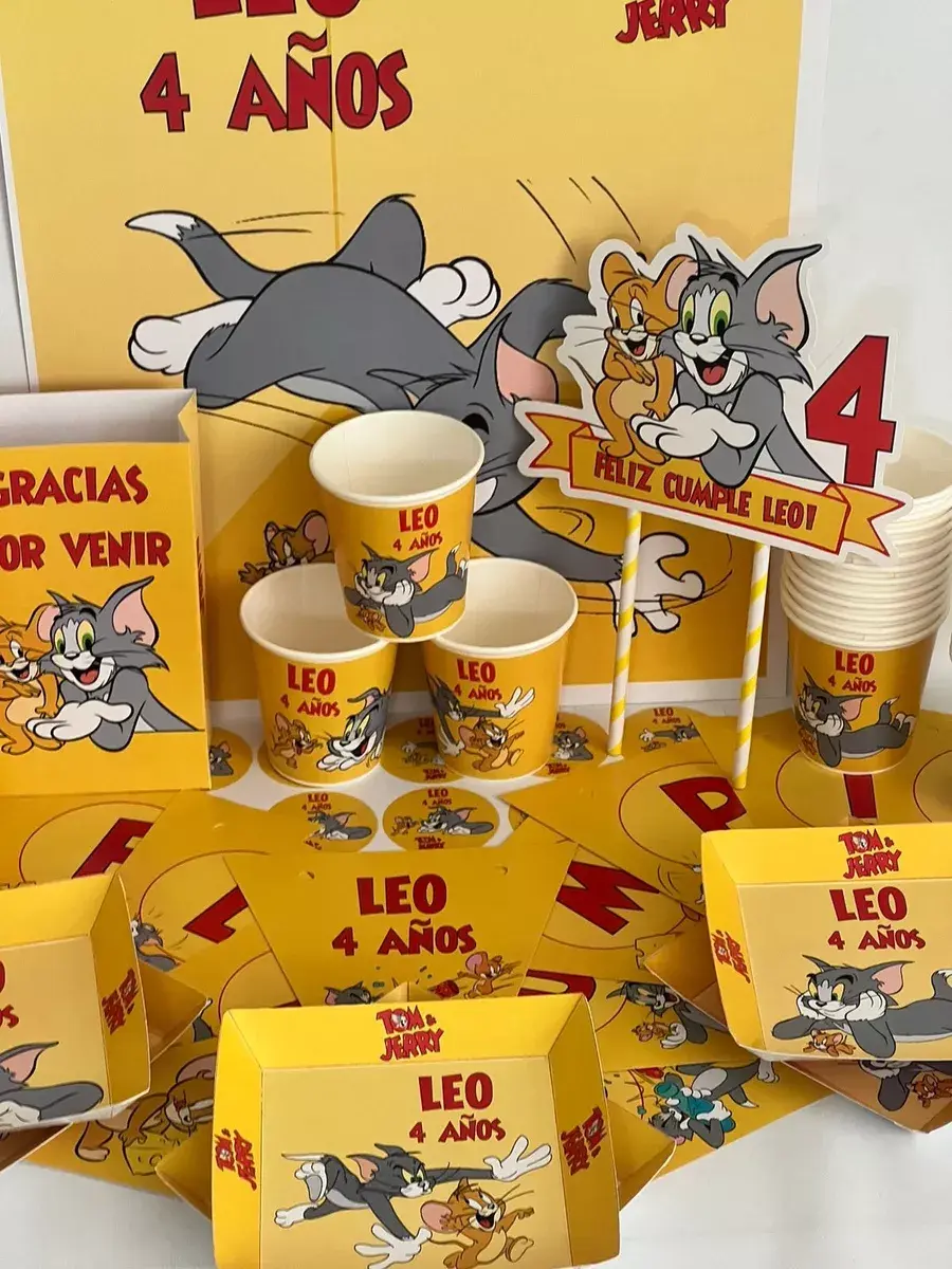 Cotillón Personalizado Tom y Jerry x10