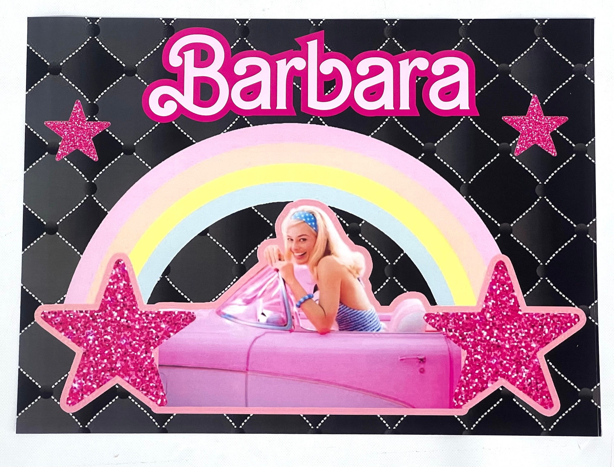 Individuales descartables x 10 Barbie