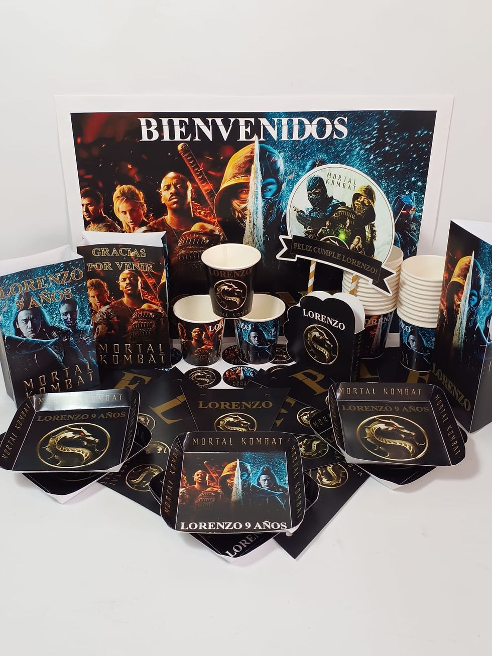 Miniatura: Cotillón x 10 Mortal Kombat