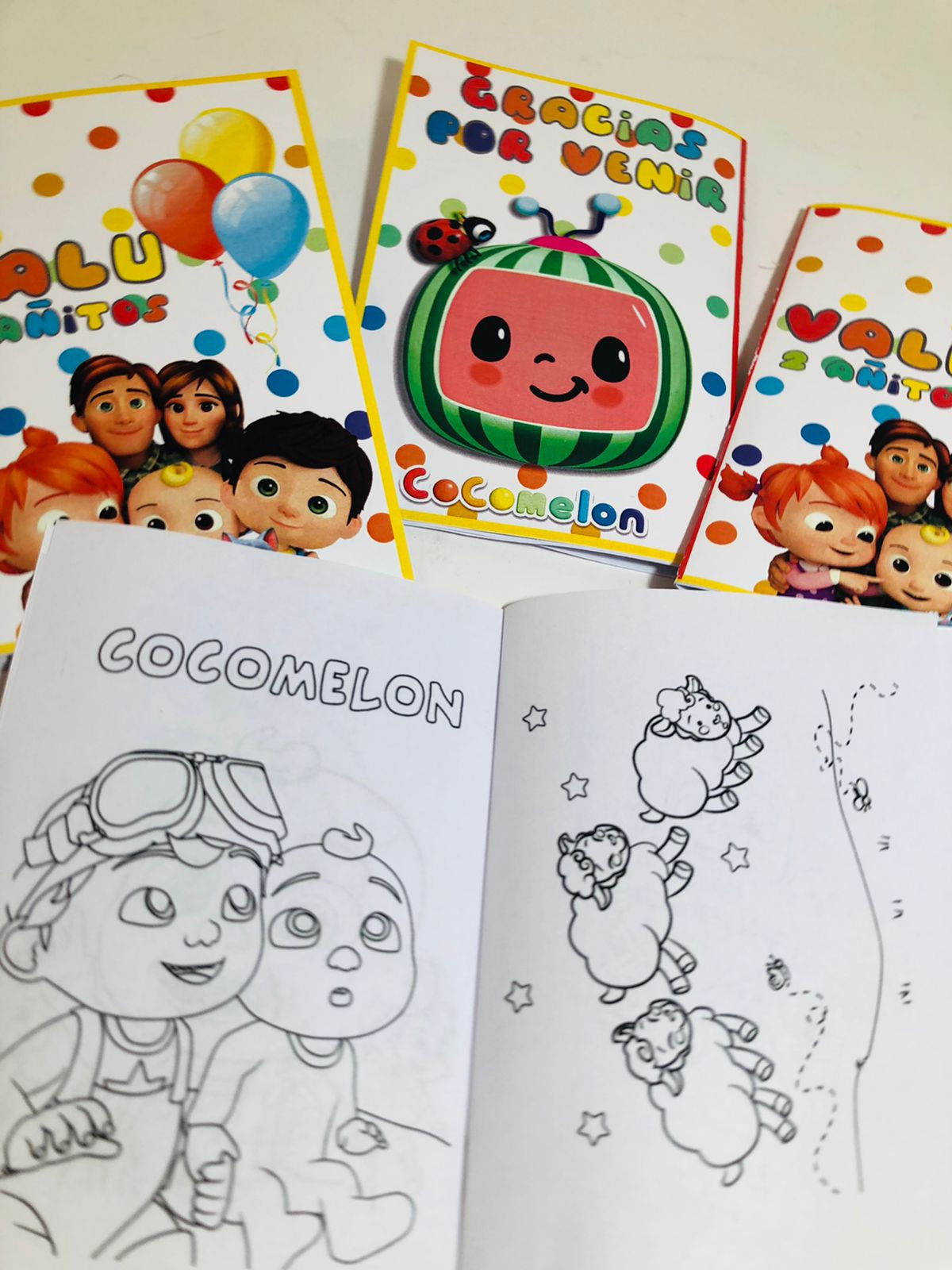 Libritos para colorear Cocomelon  x10