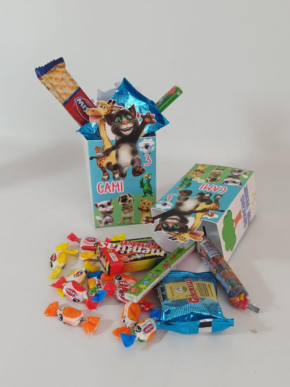 Cajas golosineras My Talking Tom x10