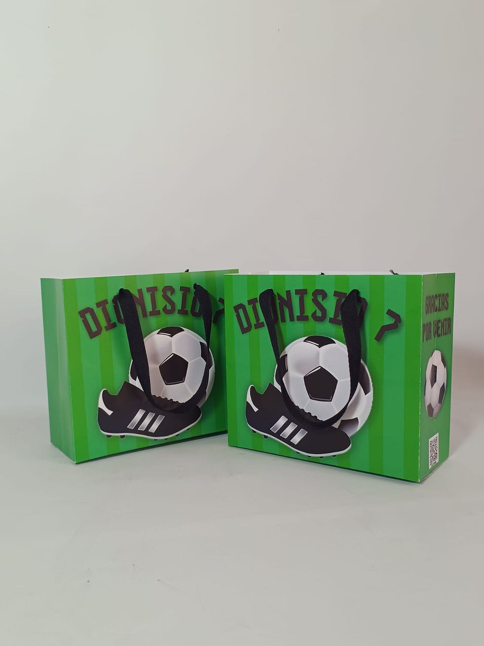 Bolsa con Manija Personalizada x 10 Futbol