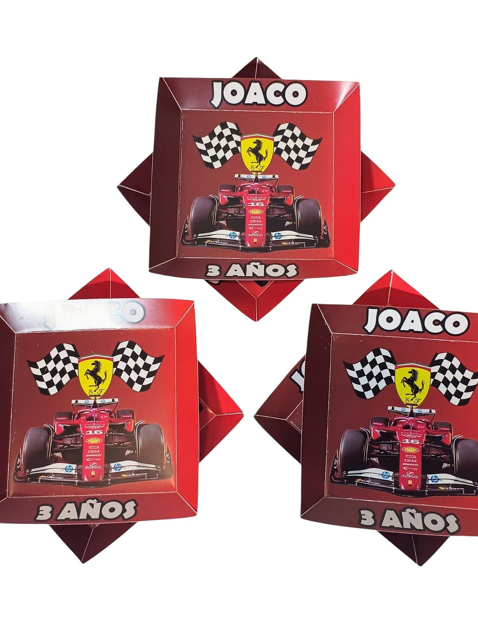 Miniatura: Combo Vaso + Plato + Bolsa x 10 Formula 1