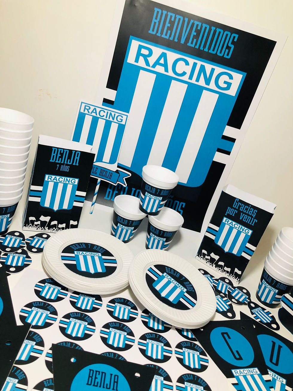 Miniatura: Cotillón Infantil Personalizado X10 Racing
