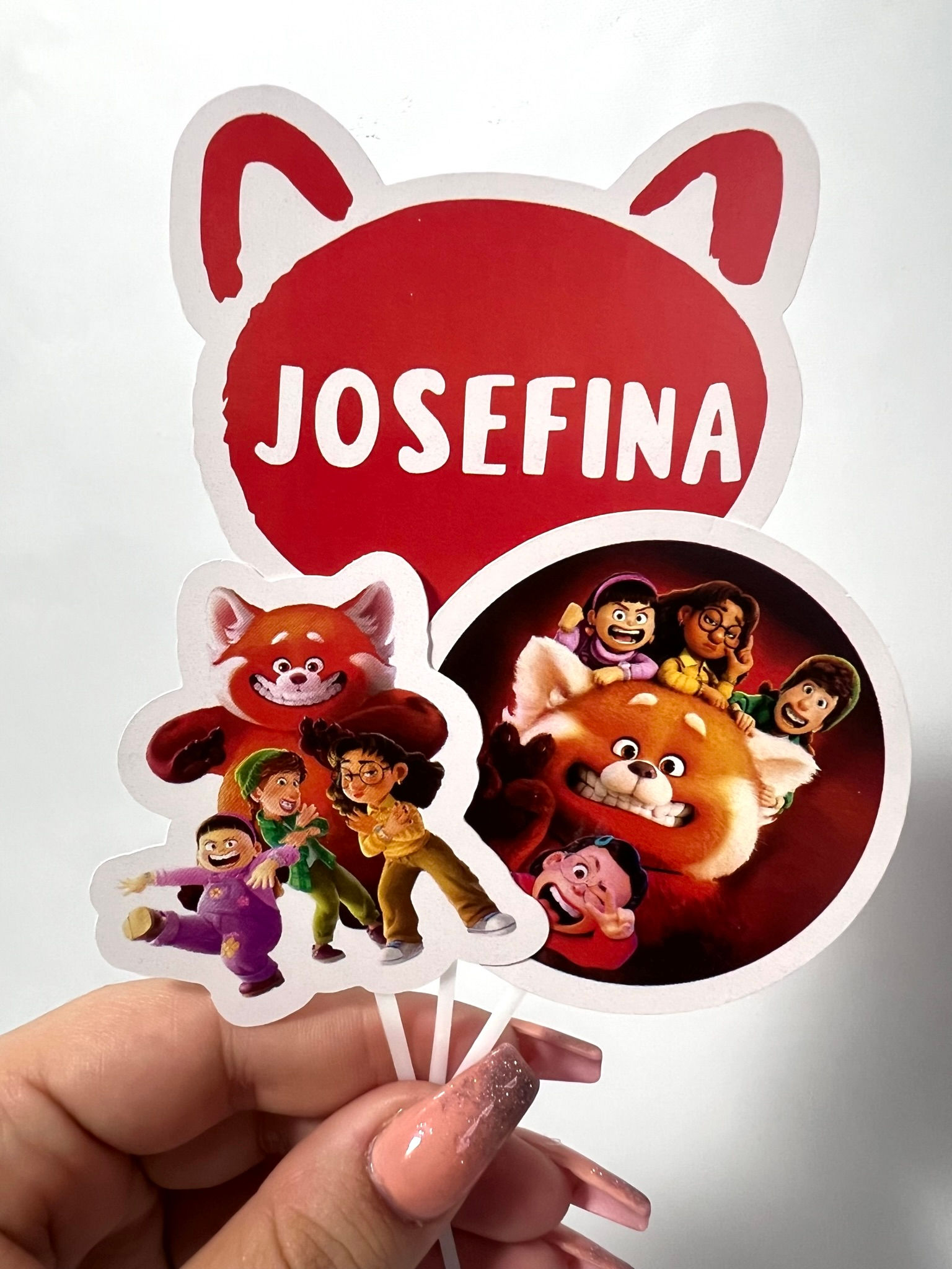 Toppers cupcakes x 12 Turning Red