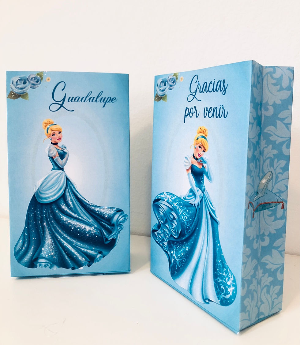 Bolsas Golosineras Cenicienta X 10