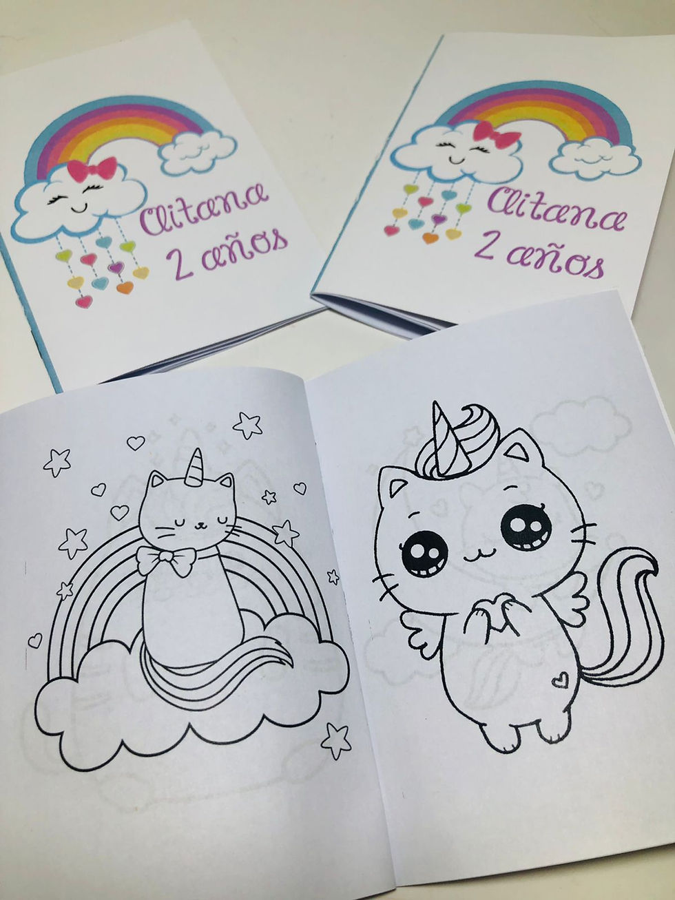 Miniatura: Libritos para colorear Nubes y Arcoiris x10