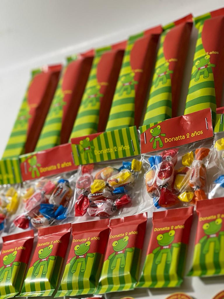 Golosinas Personalizadas Sapo Pepe x10