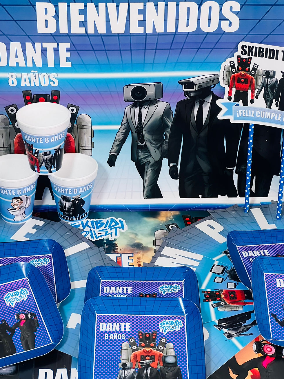 Miniatura: Cotillón Infantil Personalizado Skibidi Toilet x10