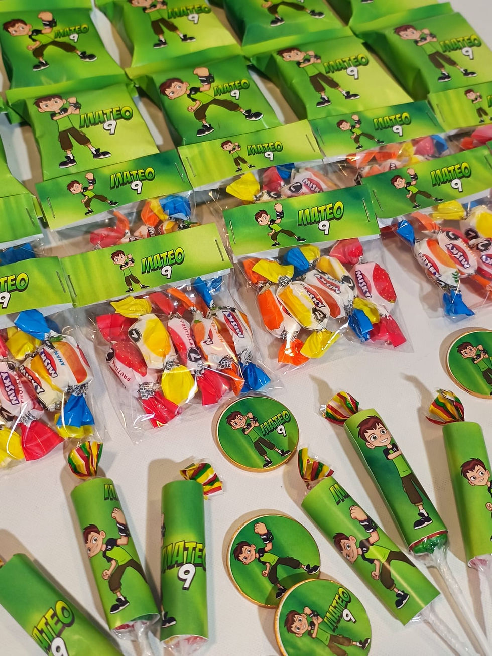 Miniatura: Golosinas personalizadas Candy Bar x 10 Ben 10