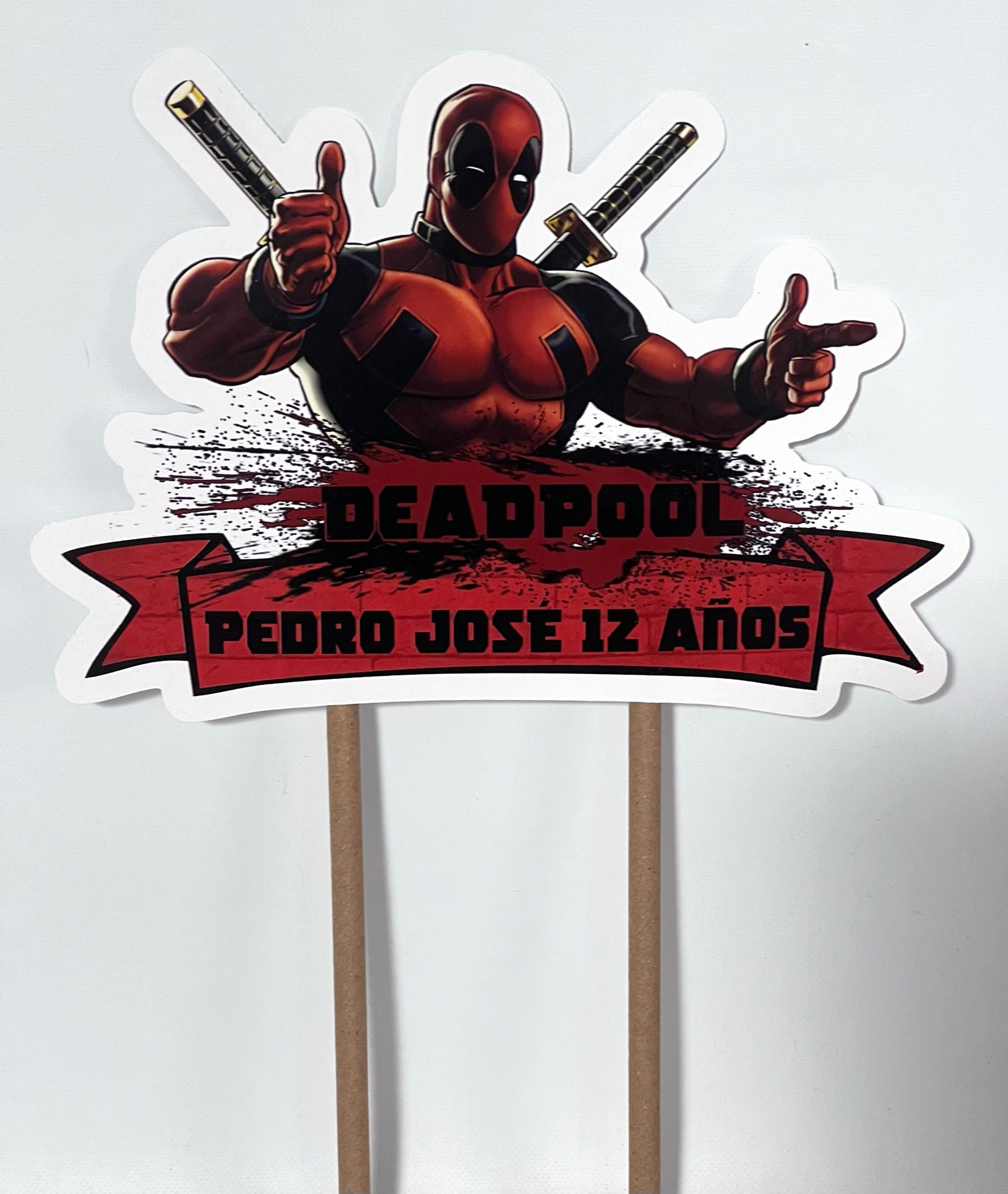 Topper torta Deadpool