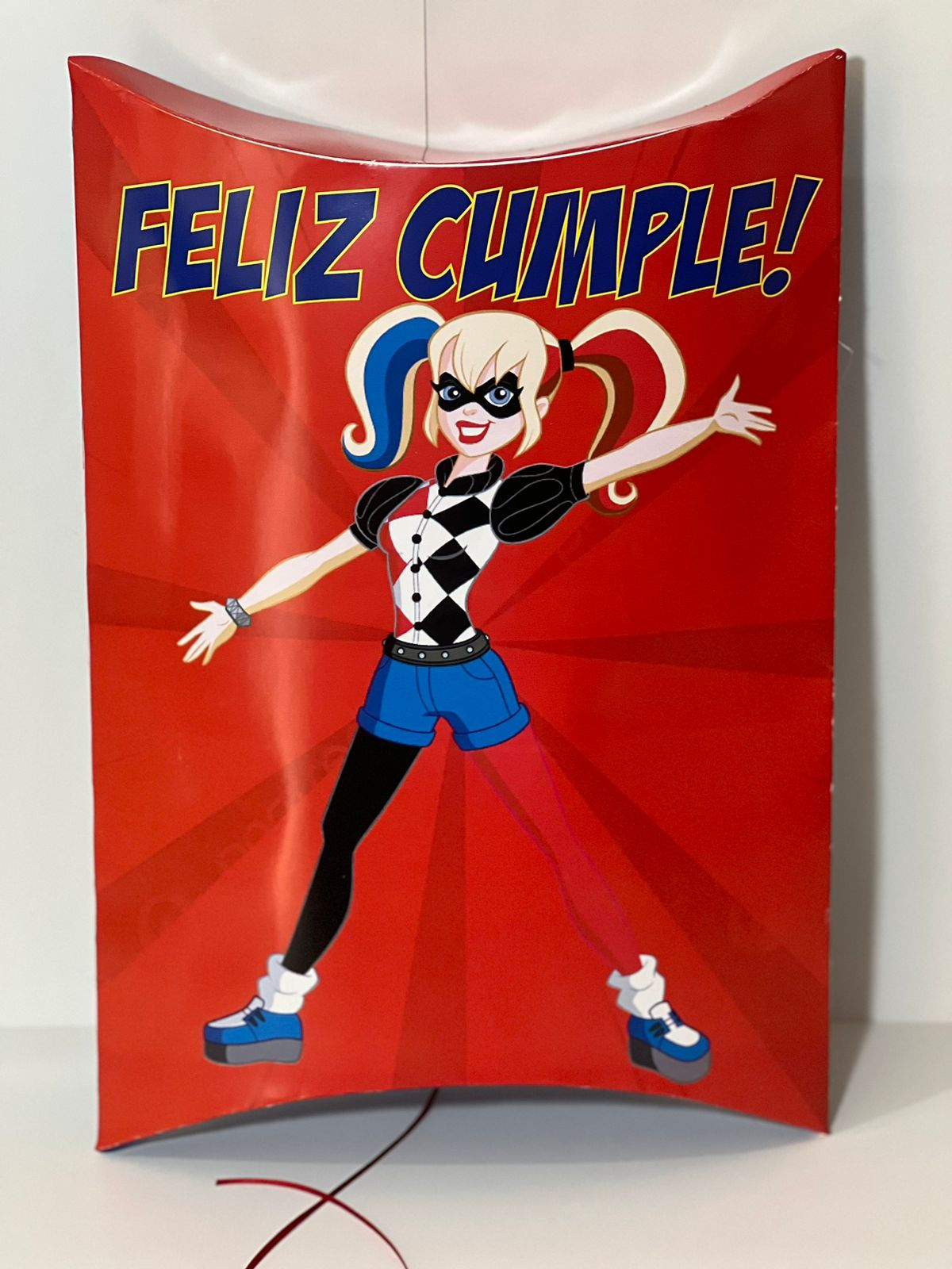 Piñata Pillow Personalizada Harley Quinn Superhero Girls