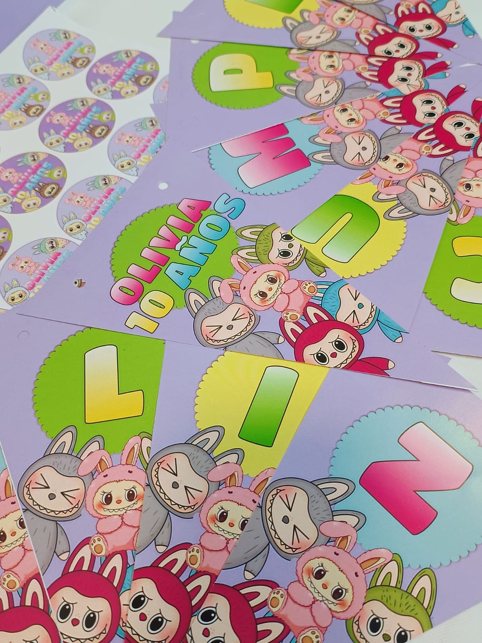 Miniatura: Cotillón Infantil Personalizado x 10 Labubu