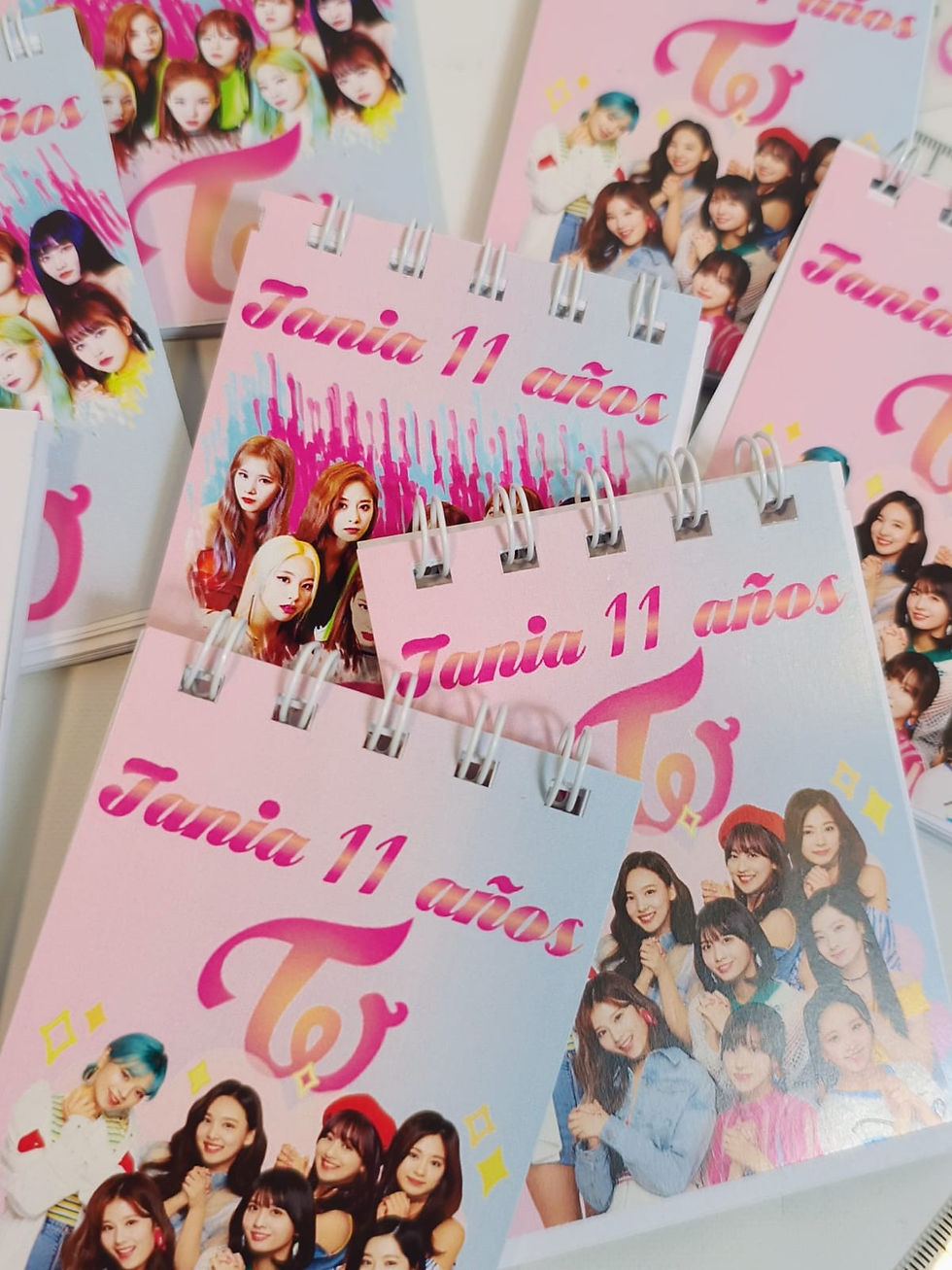 Miniatura: Anotadores souvenir + regla x 18 unidades Twice