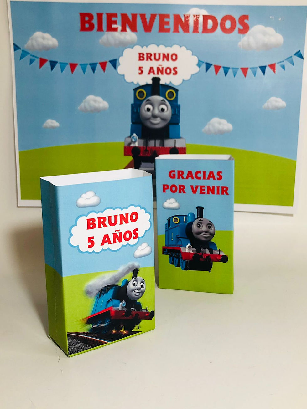 Miniatura: Bolsas Golosineras Personalizadas Thomas el tren X10
