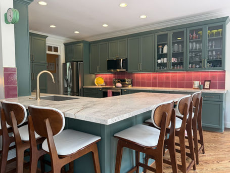 Bold. Beautiful. Unique.                    A Holly Springs Kitchen Transformation