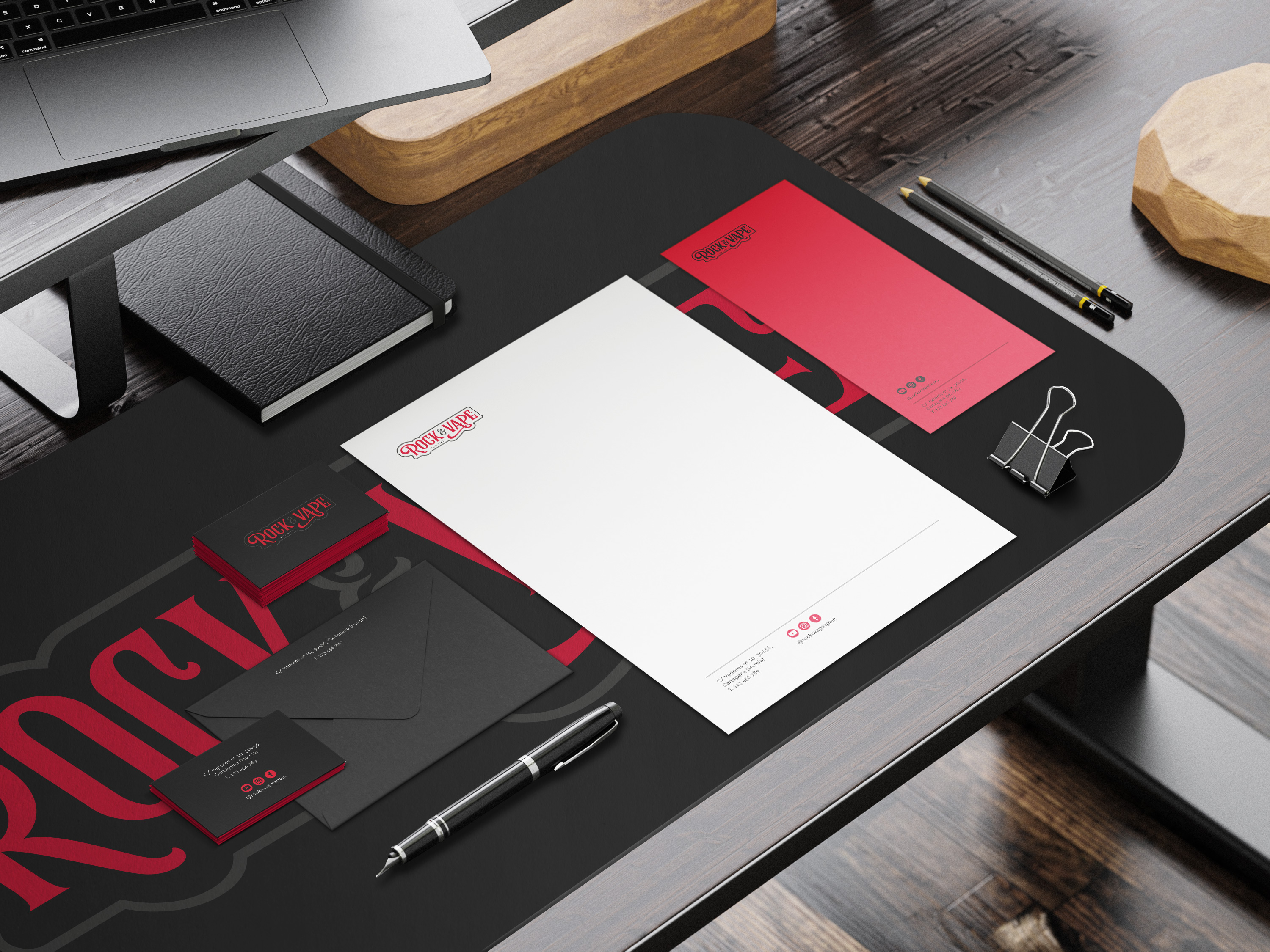 vape shop visual identity