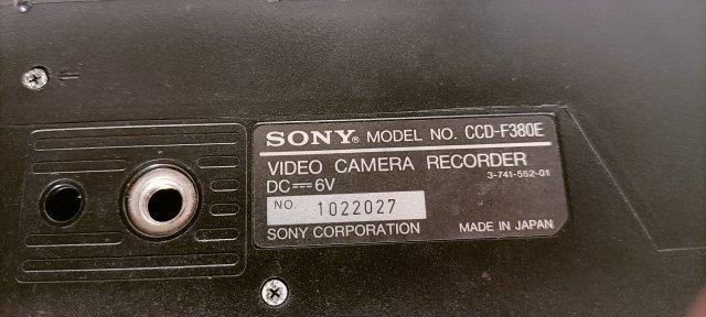 Thumbnail: Sony CCD-F380E video camera recorder