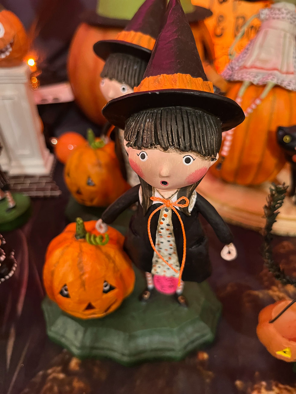 Lori Mitchell Halloween Kids Witches