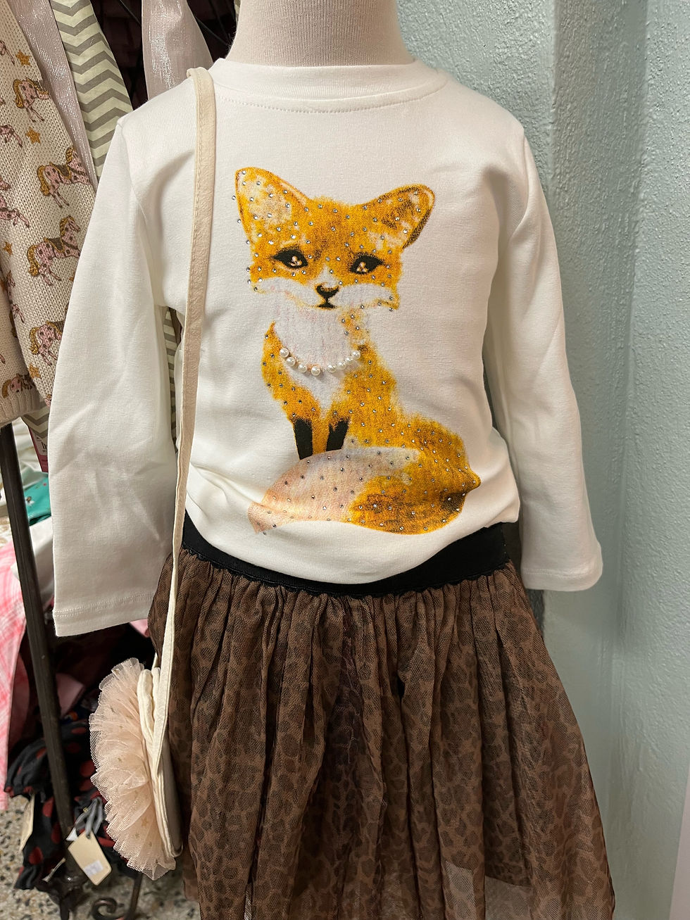 Fox Sweatshirt or Leopard Skirt