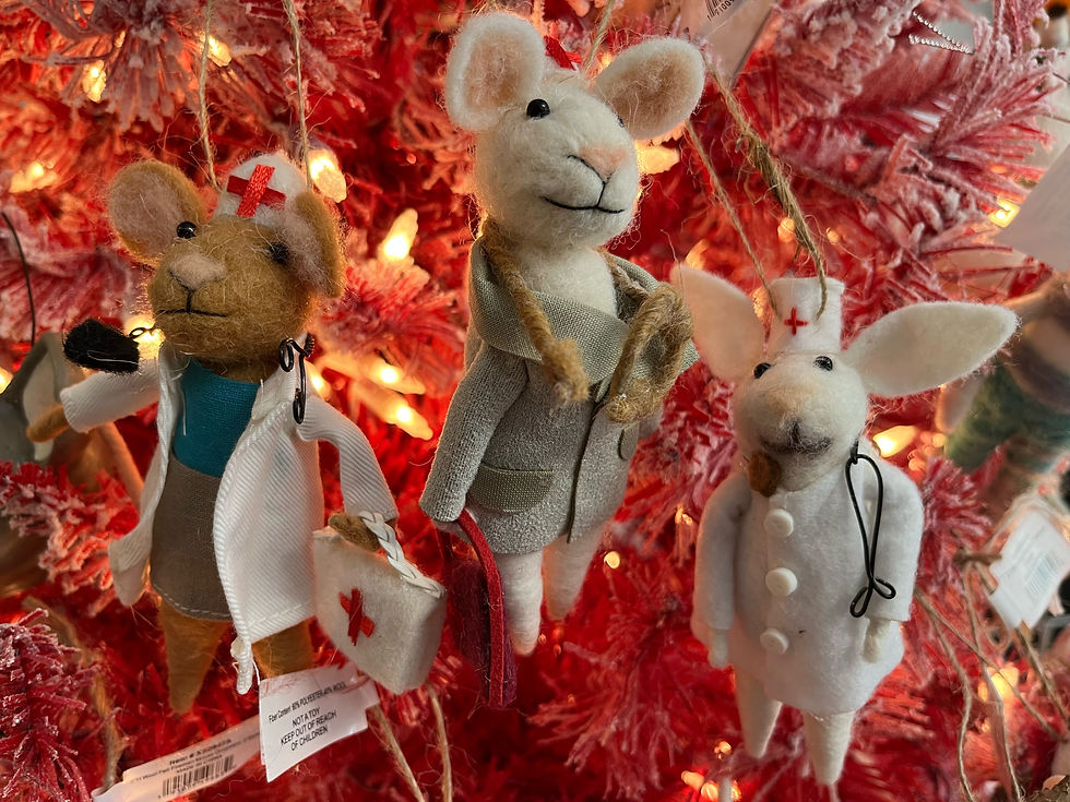 Thumbnail: Felt Animal Ornaments