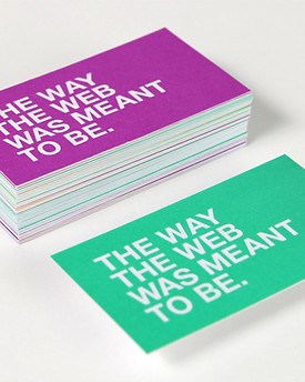 Stacked Business Cards