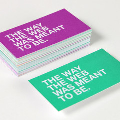 Stacked Business Cards