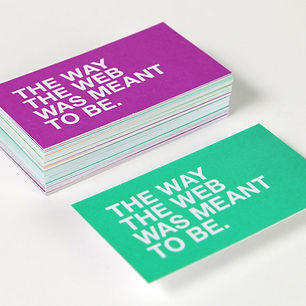 Stacked Business Cards