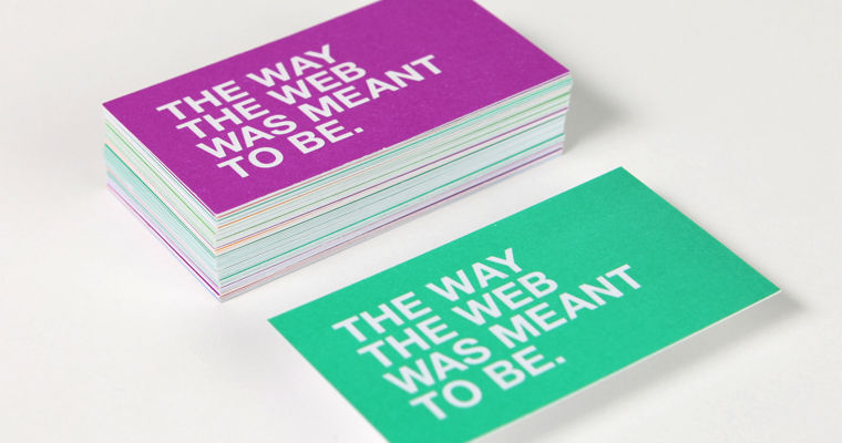 Stacked Business Cards