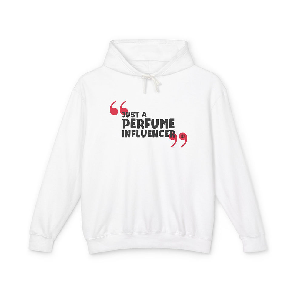 Thumbnail: Just a perfume influencer - Unisex Lightweight Hooded Sweatshirt