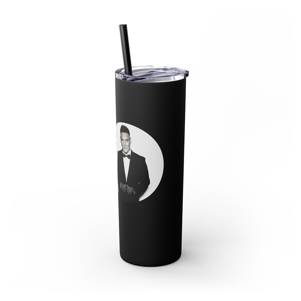 Thumbnail: Daniel Rene - El Camino - Skinny Tumbler with Straw, 20oz