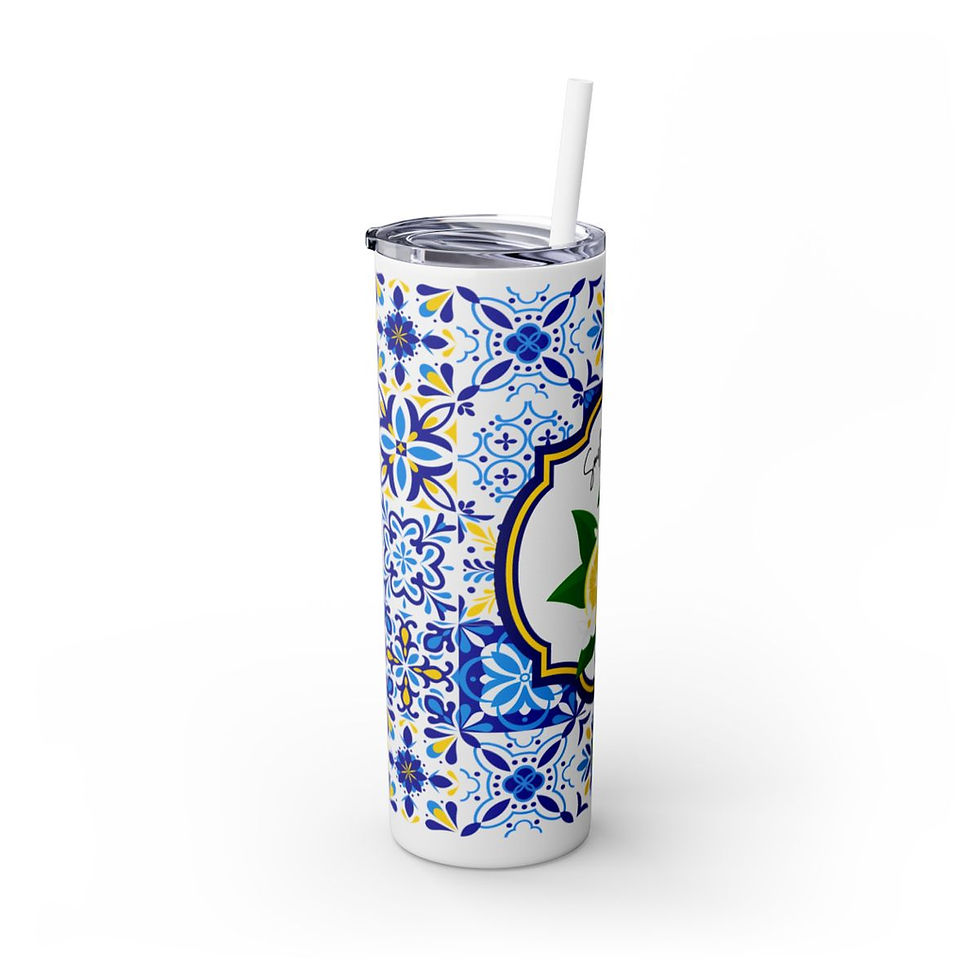 Thumbnail: Daniel Rene - Smell Ya Later - Lemon - Skinny Tumbler with Straw, 20oz