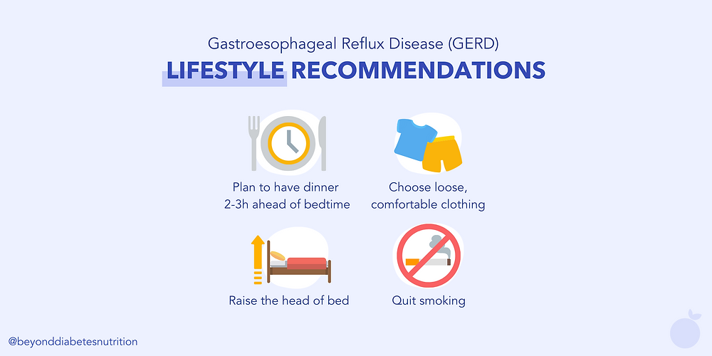 Gastroesophageal reflux disease (GERD) acid reflux lifestyle recommendations | Beyond Diabetes Nutrition - Lucy Zhang, Registered Dietitian