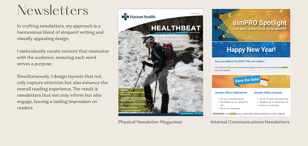 Karlie Huckels Turner Newsletter Examples, Marketing Near Me