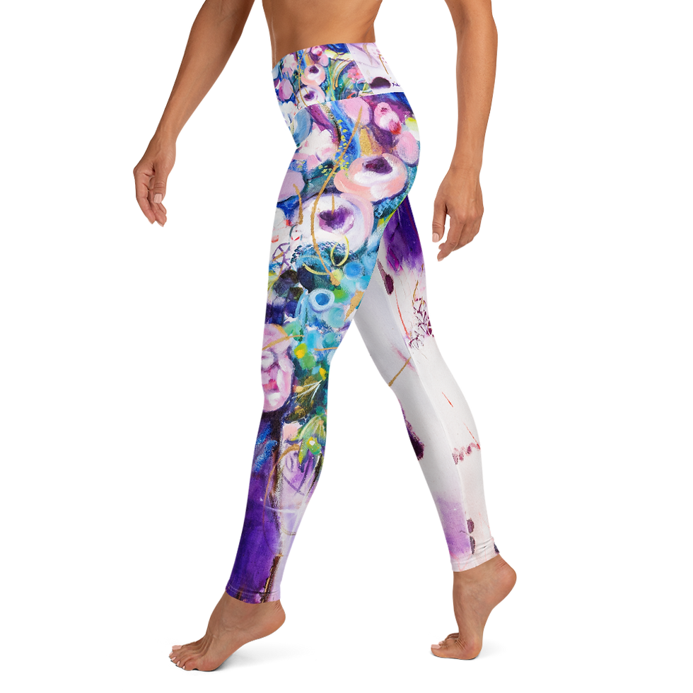 תמונה ממוזערת: Floral Yoga Leggings