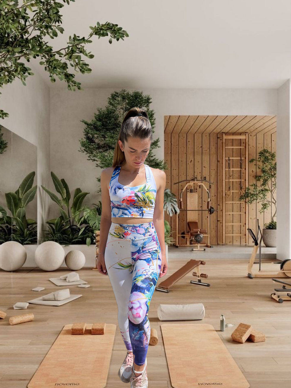 תמונה ממוזערת: Floral sports bra