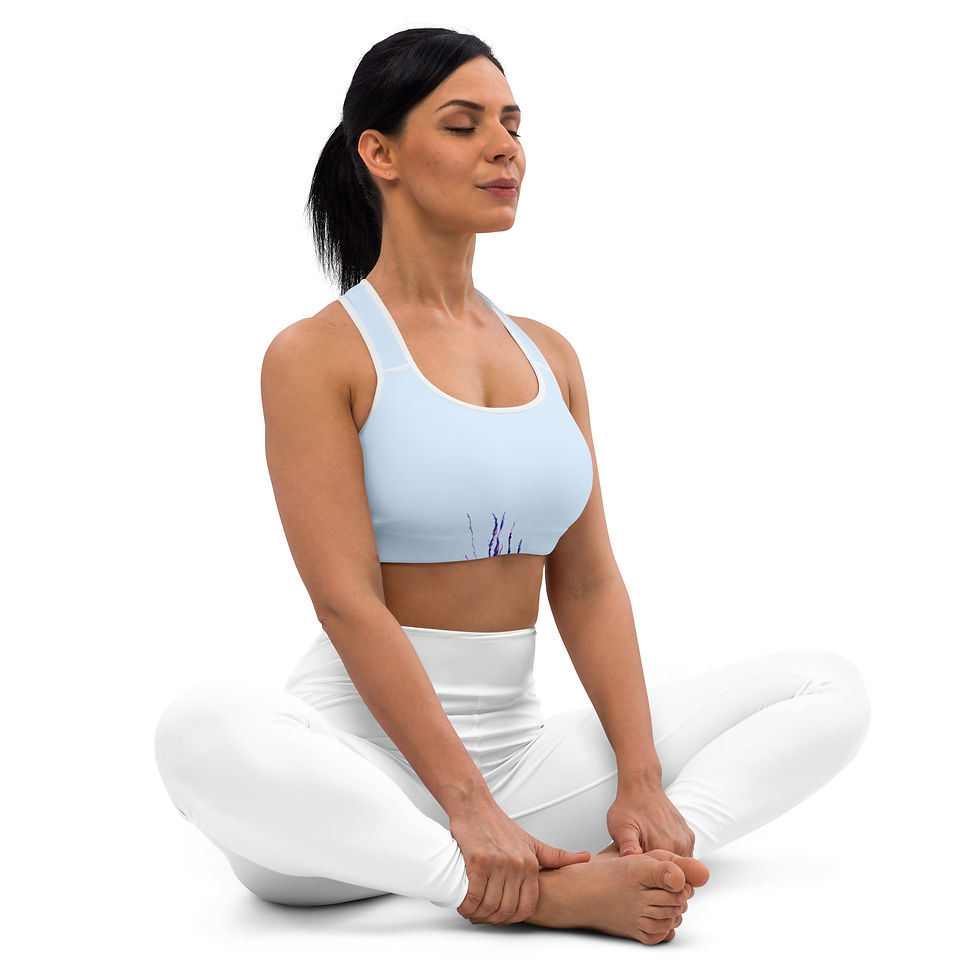 תמונה ממוזערת: Light Blue Sports Bra