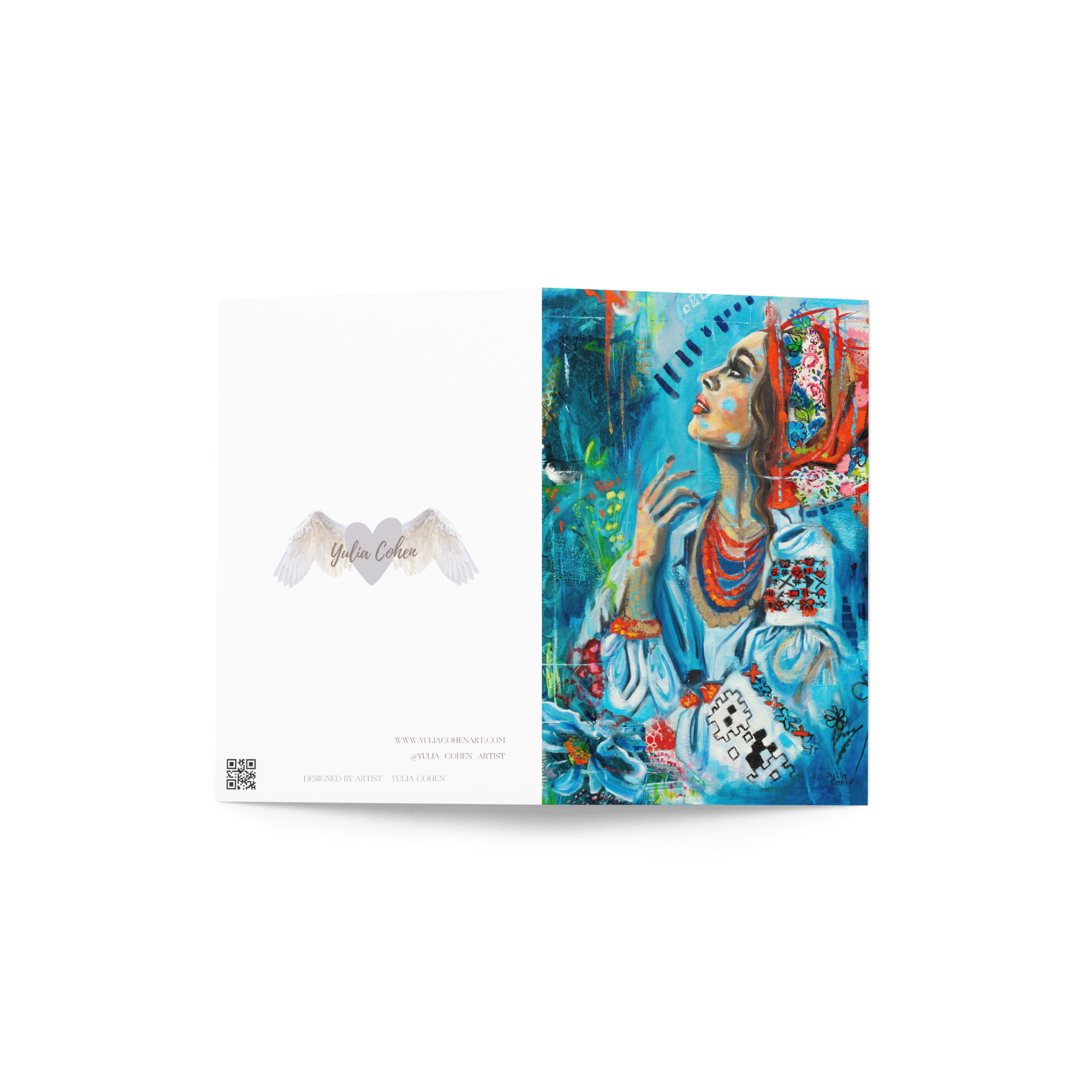 Greeting Card "Ukrainian Beauty"