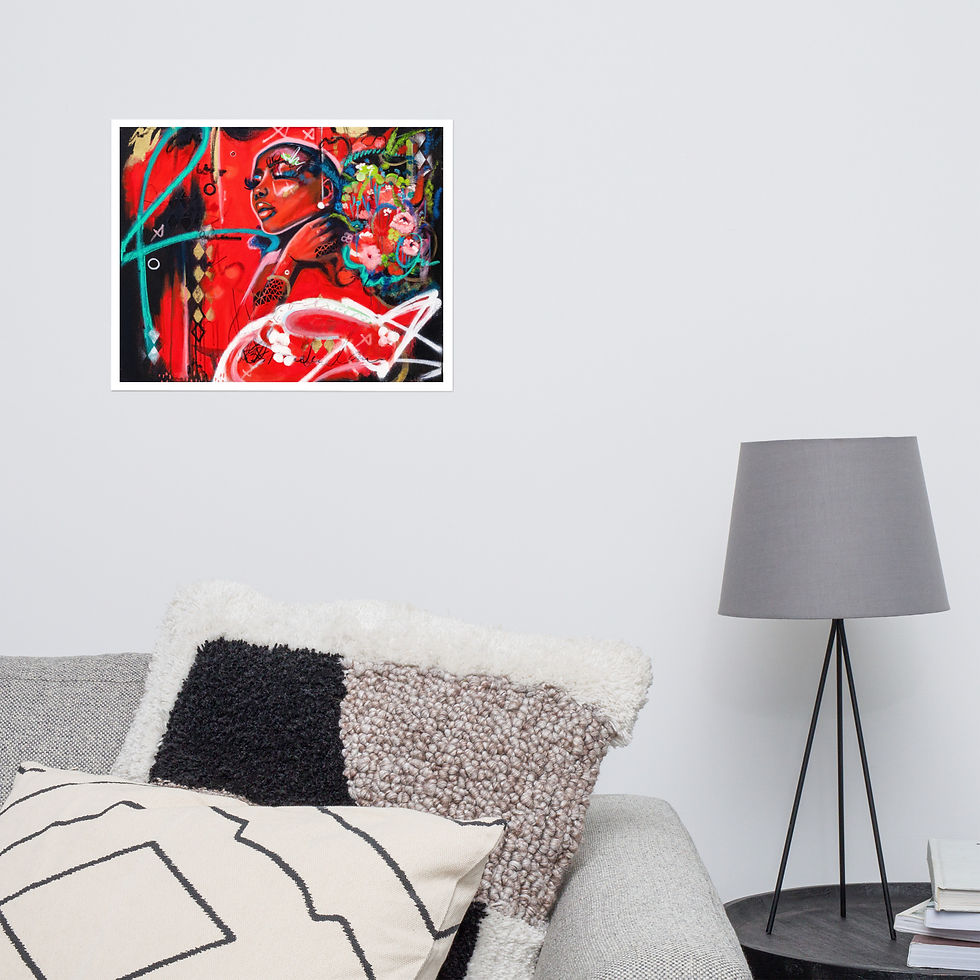 Thumbnail: "POKER FACE" Fine Art Print