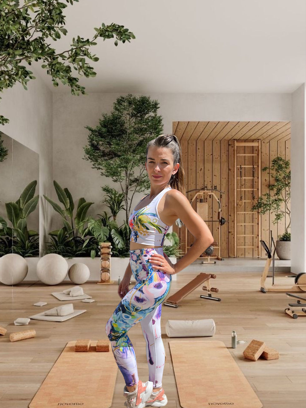 תמונה ממוזערת: Floral sports bra