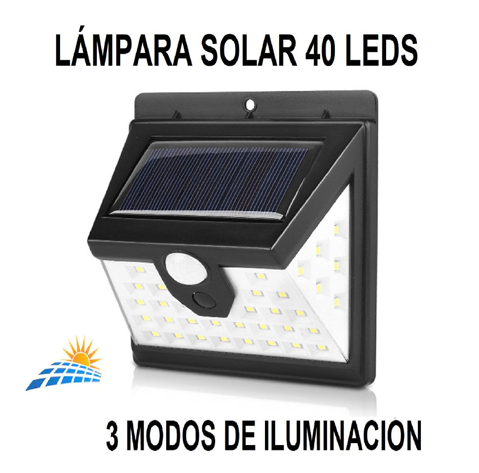 Miniatura: OFERTA!!! LÁMPARA LED SOLAR CON SENSOR 3MODOS DE ILUMINACIÒN 
