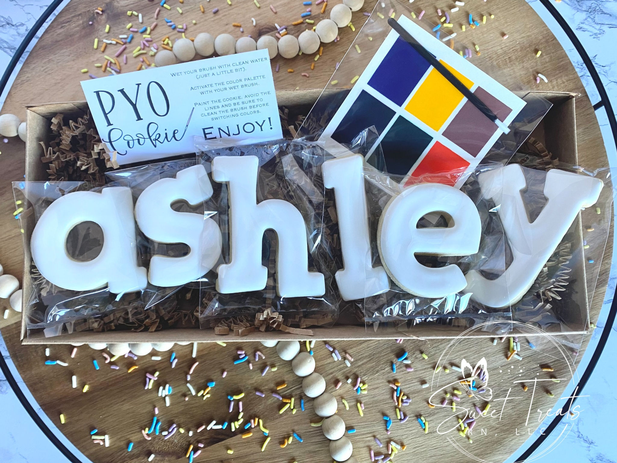 PYO Name Cookie Set