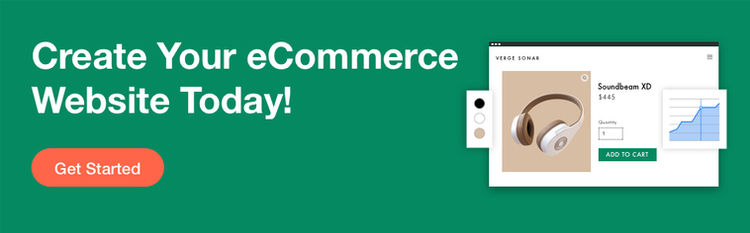 Wix Stores eCommerce platform banner.