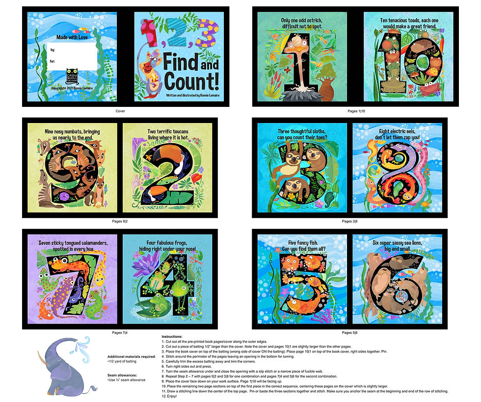 Thumbnail: ABC 123 by Bonnie Lemaire, Northcott