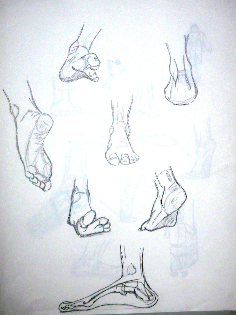 feet