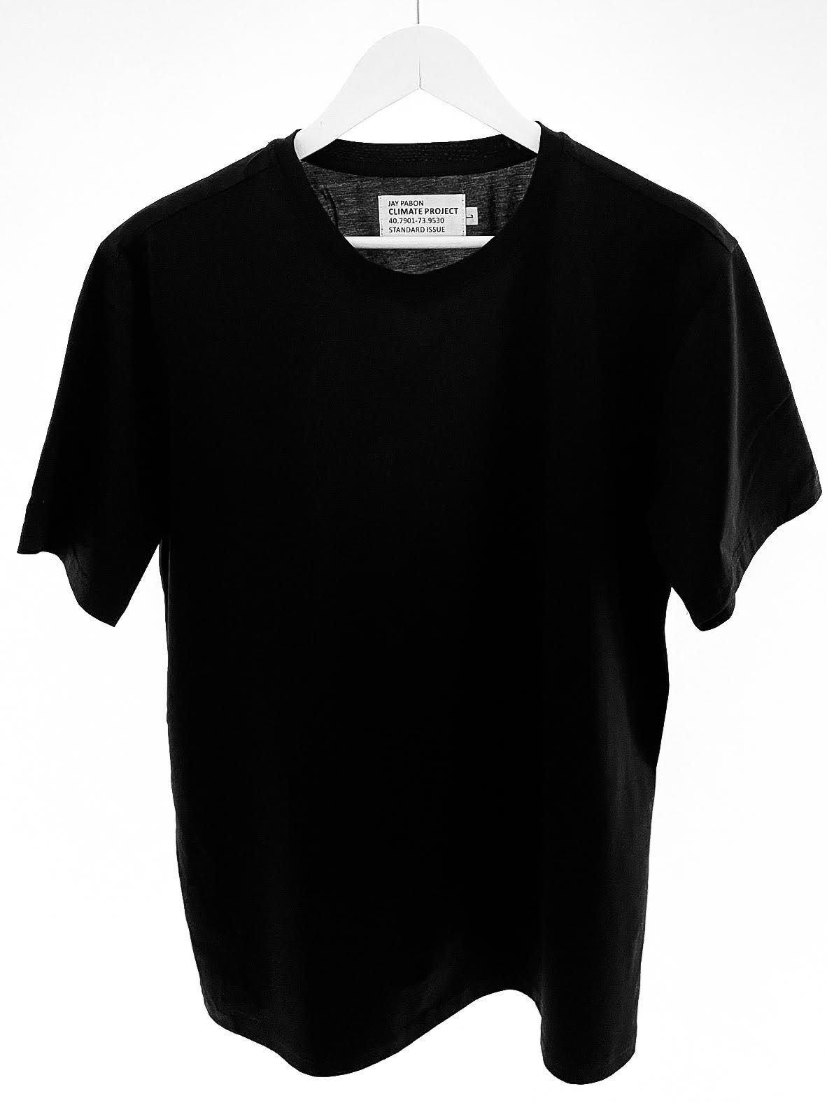 Pima Cotton Blank Tshirt Black