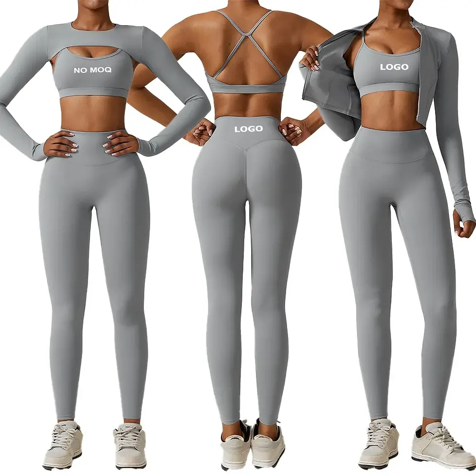 Gym Bra Training Leggings Athletic Jacket Fitness Plus Size Workout Gym Clothes
