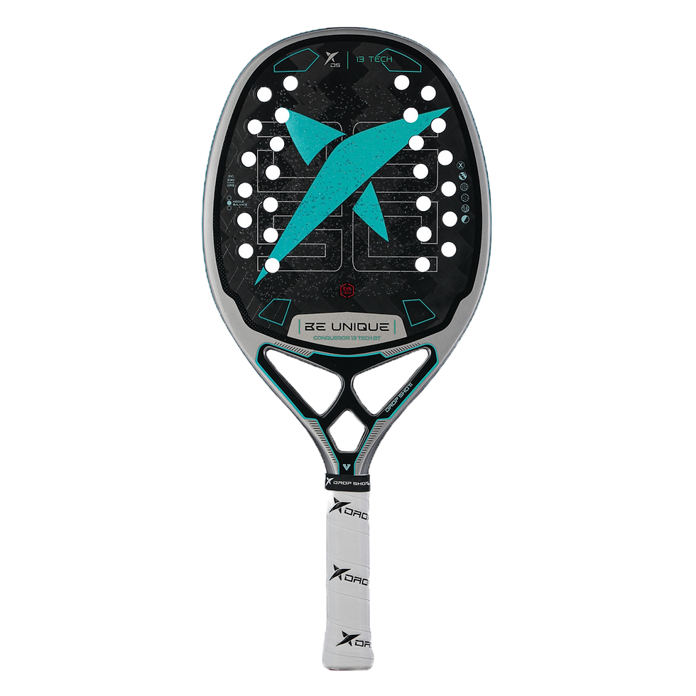 Thumbnail: CONQUEROR 13 TECH BEACH TENNIS RACKET (BE UNIQUE)